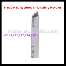 9 Needle Blades für manuelle Permanent Make-up Tattoo Feather Touch Augenbraue Pen